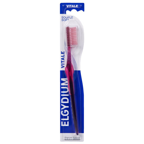 Buy Elgydium Vitale Soft Toothbrush 1 PC Online - Kulud Pharmacy