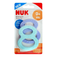 Buy Nuk Plastic Teether Set 2 PC Online - Kulud Pharmacy