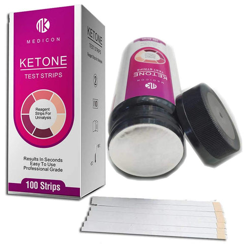 Medicon Ketone Urine Test Strips 100 PC