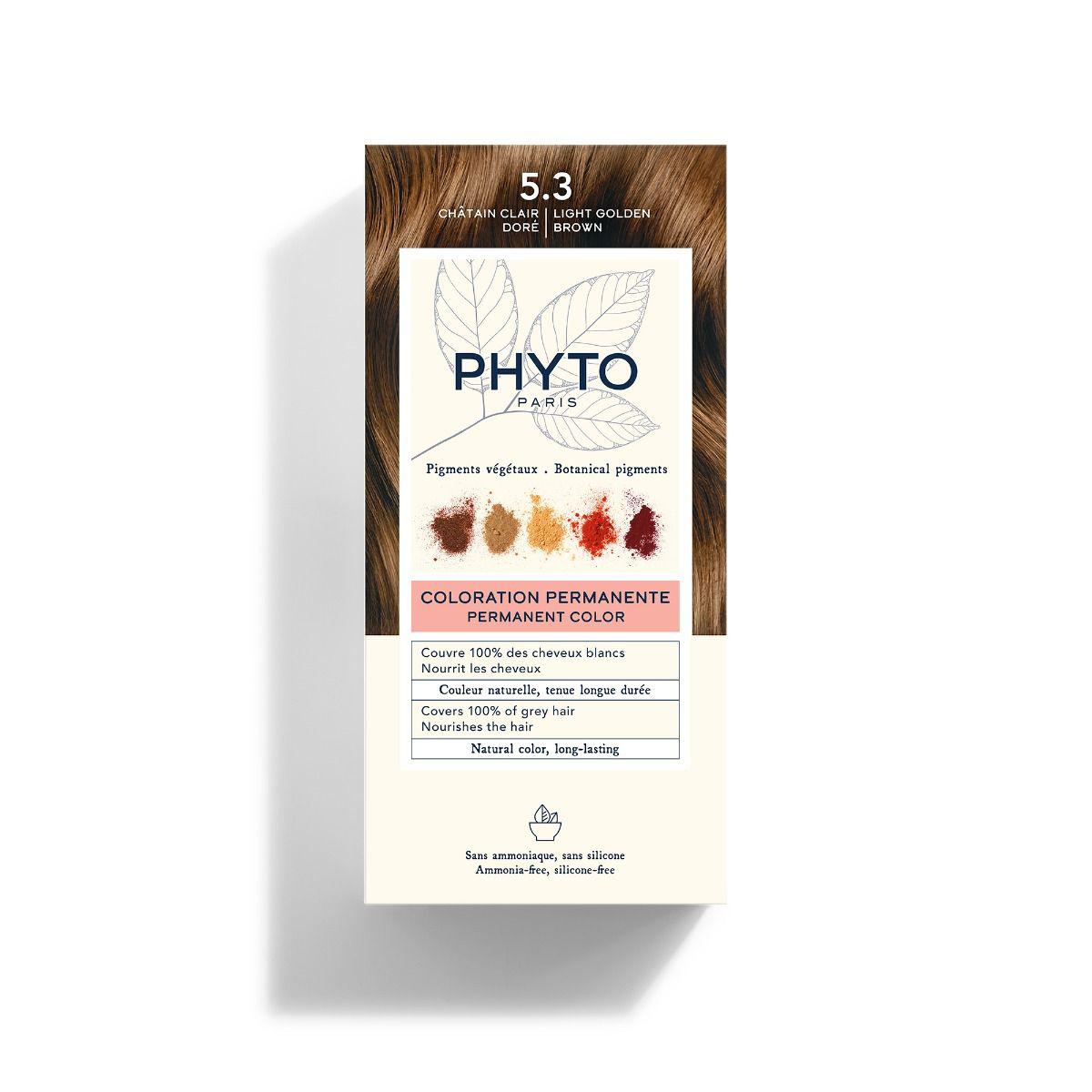 Phytocolor – 5.3 Light Golden Brown – Permanent Hair Color | Hair Colors