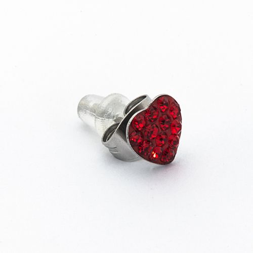 Borghetti Earrings Piatto Cuore Rosso Ear Studs 1 PC | Ear Studs Borghetti Earrings Piatto Cuore Rosso Ear Studs 1 PC | Ear Studs