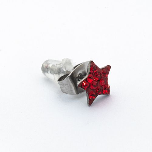 Borghetti Earrings Piatto Stella Rosso Ear Studs 1 PC | Ear Studs Borghetti Earrings Piatto Stella Rosso Ear Studs 1 PC | Ear Studs