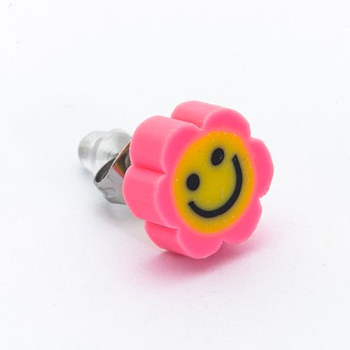 Borghetti Earrings Orecchino Fymo Fiore Smile Ear Studs 1 PC | Ear Studs Borghetti Earrings Orecchino Fymo Fiore Smile Ear Studs 1 PC | Ear Studs