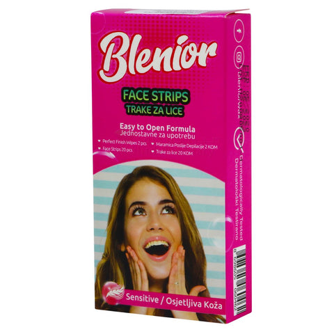 Buy Blenior Face Sensitive Strips 20 PC Online - Kulud Pharmacy