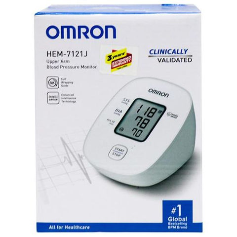 Buy Omron Upper Arm Blood Pressure Monitor Hem 7121J Device 600 GM Online - Kulud Pharmacy