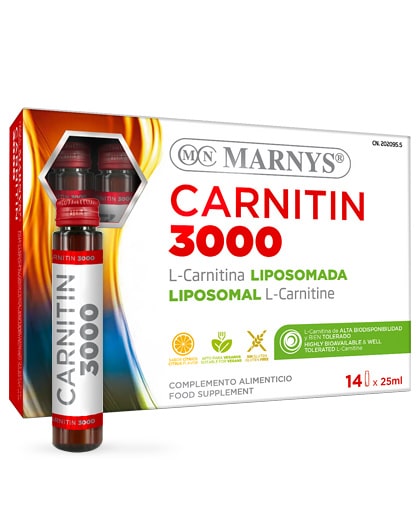 Buy MARYN'S L-CARNITINE 3000MG LIQUID 14 VIALS Online - Kulud Pharmacy