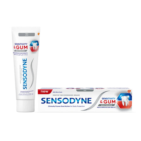 Buy Sensodyne Sensitive And Gum Whitening Toothpaste 75 ML Online - Kulud Pharmacy