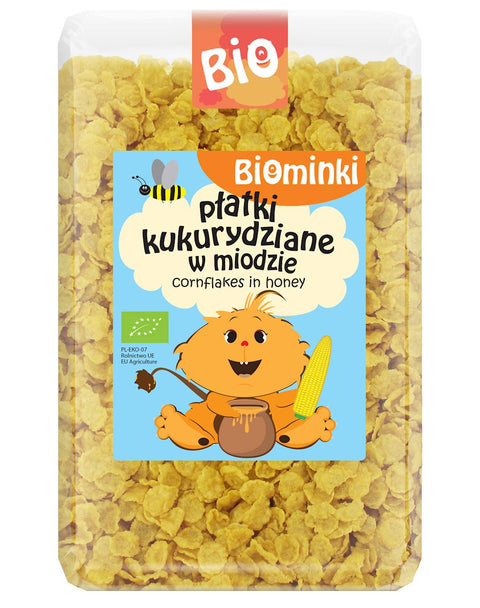 Biominki Cornflakes In Honey Bio 500 Gm