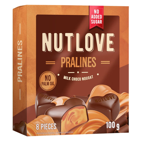 All Nutrition Nutlove Milk Choco Nougat Pralines 100 G