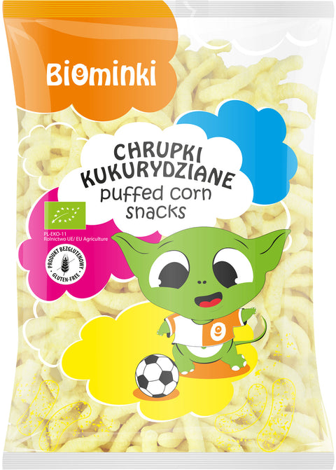 Biominki Puffed Corn Snacks 150Gm