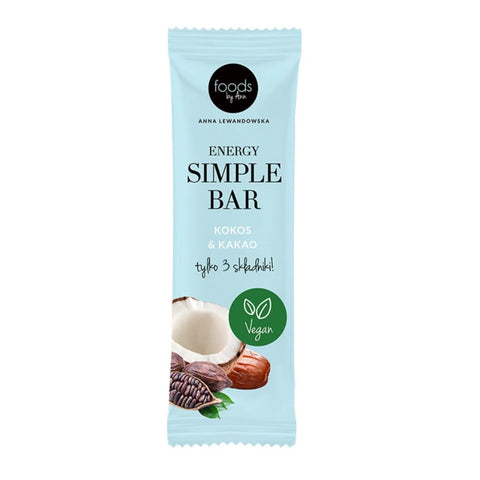 Foods By Ann Energy Simple Bar Cocoa & Coconut 35 g