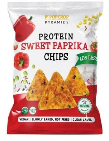 PopCrop protein Chips Sweet Paprika Flavour 60G