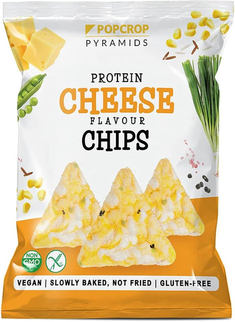 PopCrop protein Chips Vegan Cheese Flavour 60G