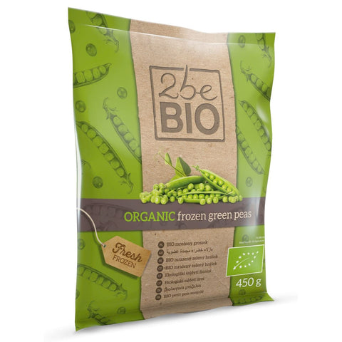 2be Bio Organic Frozen Green Peas 450g