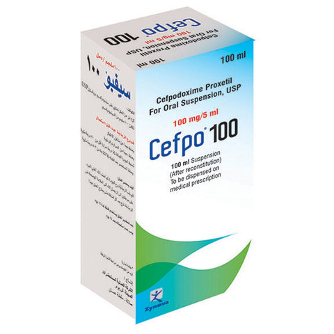 Buy Cefpo Powder For Oral Suspension 100 Mg 100 ML Online - Kulud Pharmacy