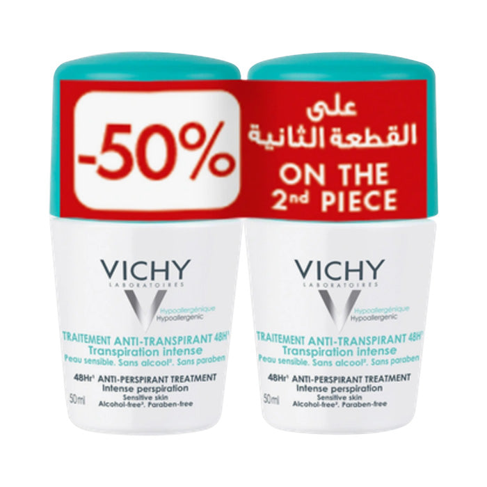 Vichy Deodorant Roll-On Alcohol-Free (Green) 50ml Buy 1 Get 50% Off on the 2nd | Deodorants & Body Powders Vichy Deodorant Roll-On Alcohol-Free (Green) 50ml Buy 1 Get 50% Off on the 2nd | Deodorants & Body Powders
