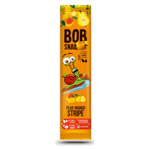 Buy Bob Snail Pear Mango Stripes Candy 14 GM Online - Kulud Pharmacy