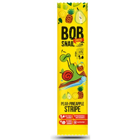 Buy Bob Snail Pear Pinapple Stripes Candy 14 GM Online - Kulud Pharmacy