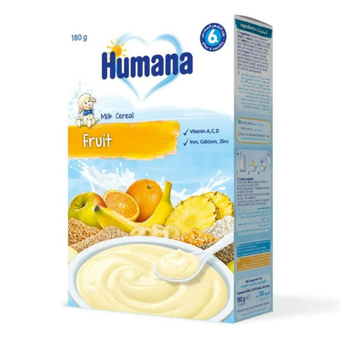 Buy Humana Milk 5 Fruits Cereal 180 GM Online - Kulud Pharmacy