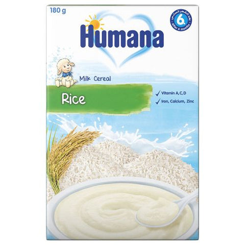 Buy Humana Milk Rice Cereal 180 GM Online - Kulud Pharmacy