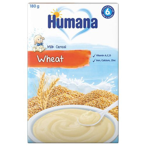 Buy Humana Milk Cereal Wheat Milk Formula 180 GM Online - Kulud Pharmacy