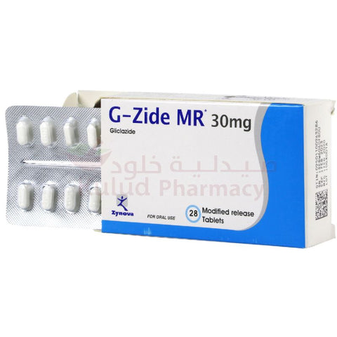 Buy G-Zide Modified-Release Tablet 30 Mg 28 PC Online - Kulud Pharmacy