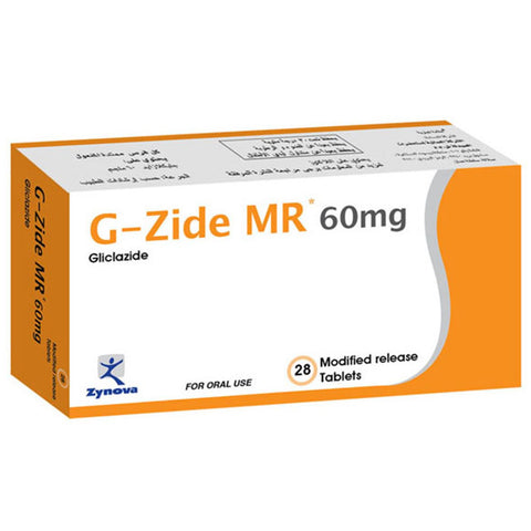 Buy G-Zide Modified-Release Tablet 60 Mg 28 PC Online - Kulud Pharmacy