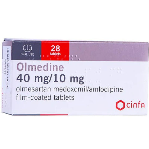 Buy Olmedine Tablet 40/10 Mg 28 PC Online - Kulud Pharmacy