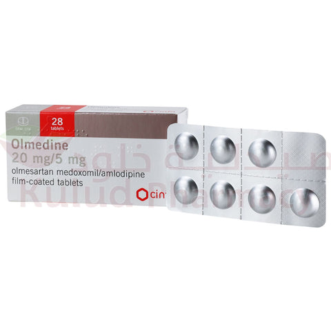 Buy Olmedine Tablet 20/5 Mg 28 PC Online - Kulud Pharmacy