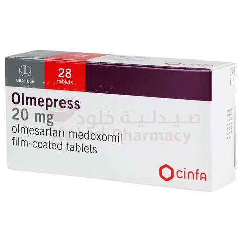 Buy Olmepress Tablet 20 Mg 1 PC Online - Kulud Pharmacy