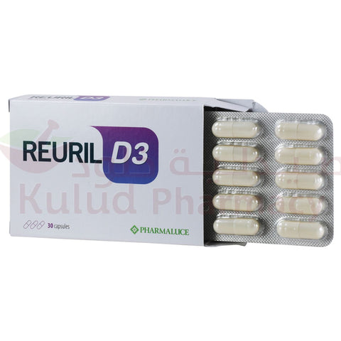 Buy Reuril D3 Capsule 50000 I.U 30 PC Online - Kulud Pharmacy