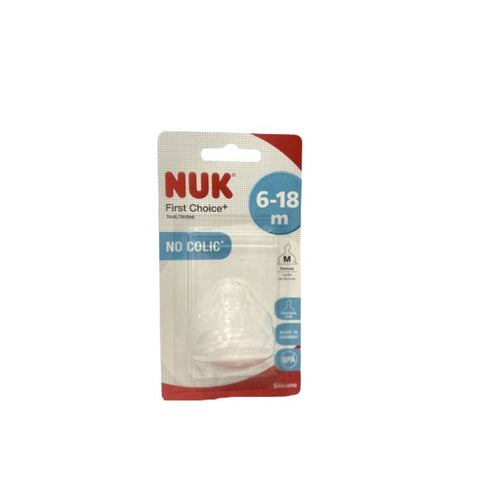 Buy Nuk Fc Plus Teat Silicone S2 M 1/Blc 10721273 1PC Online - Kulud Pharmacy
