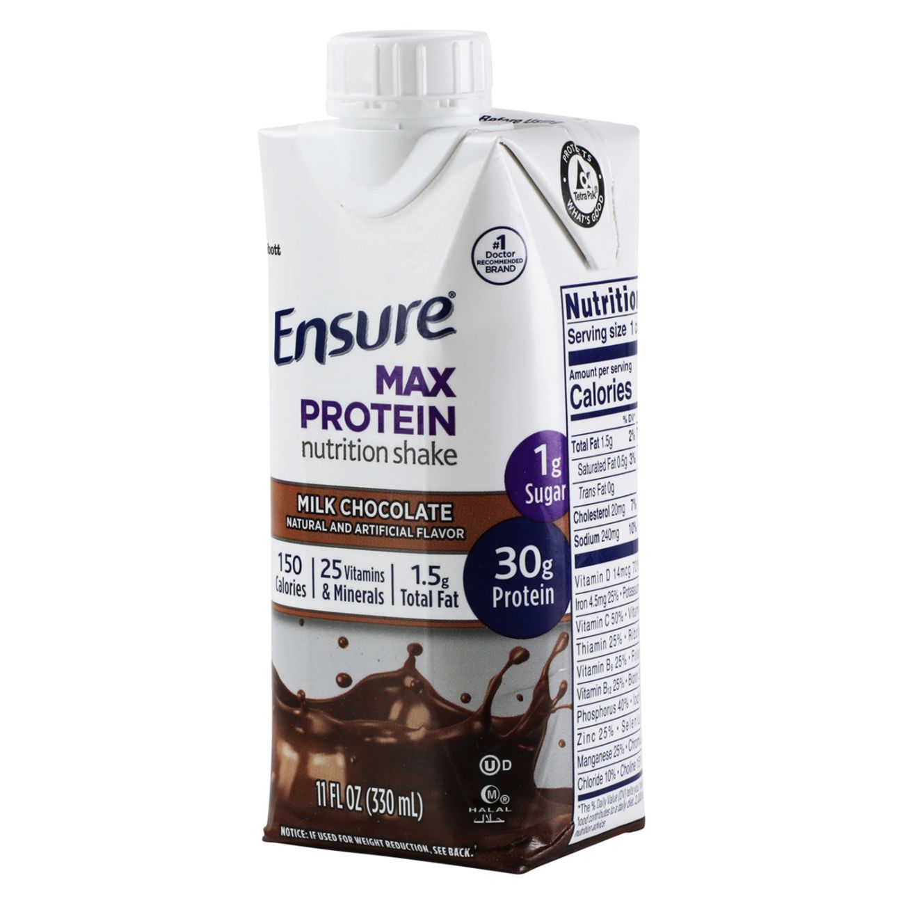 Ensure Max Protein Shake Milk Chocolate Milk Formula 330 ML | Protein Shakes Ensure Max Protein Shake Milk Chocolate Milk Formula 330 ML | Protein Shakes