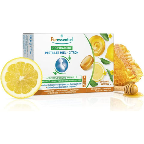 Puressentiel Respiratory Hony Lemon Lozenges 18 PC