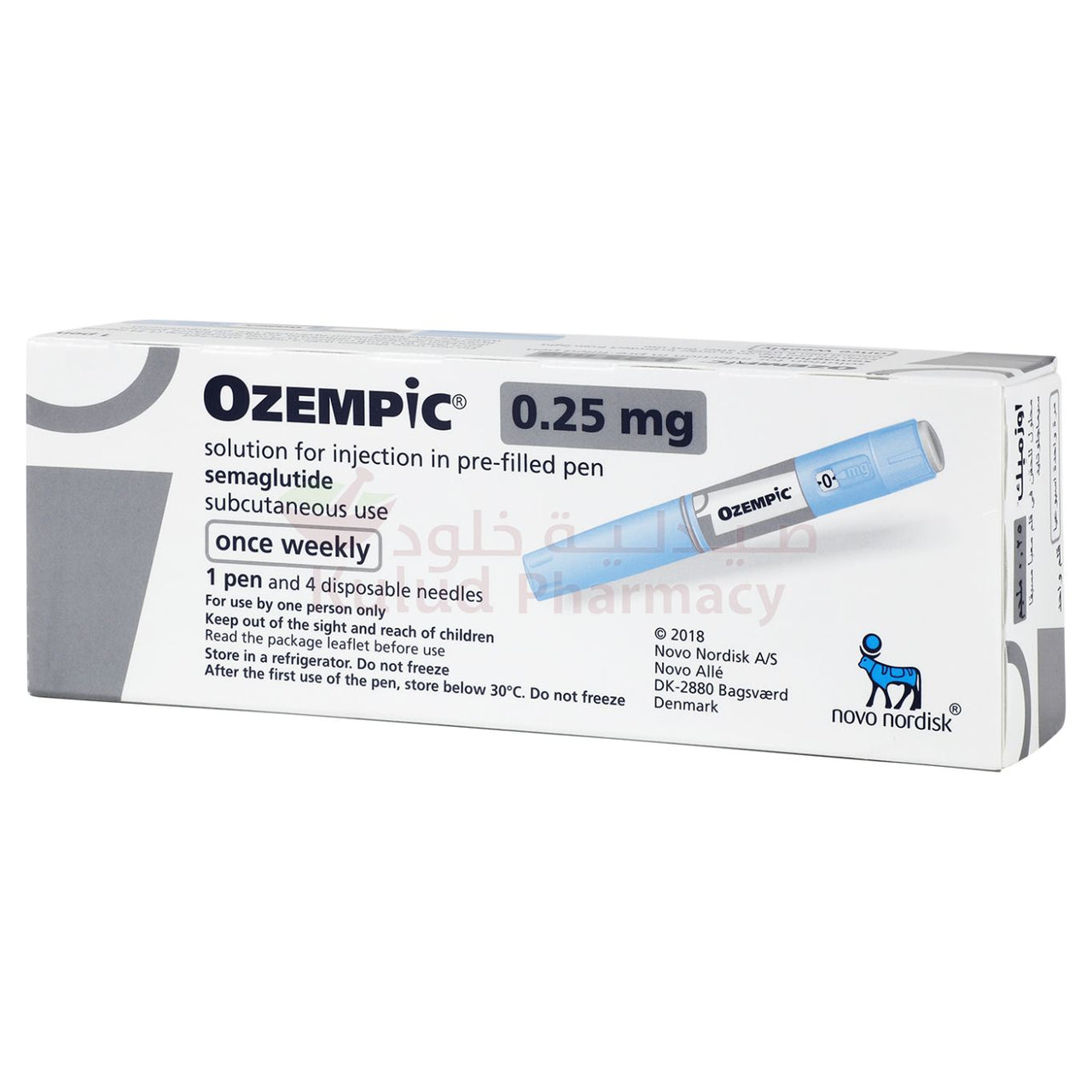 Ozempic Pre-Filled Pen 0.25Mg 1 VL | Kulud Pharmacy