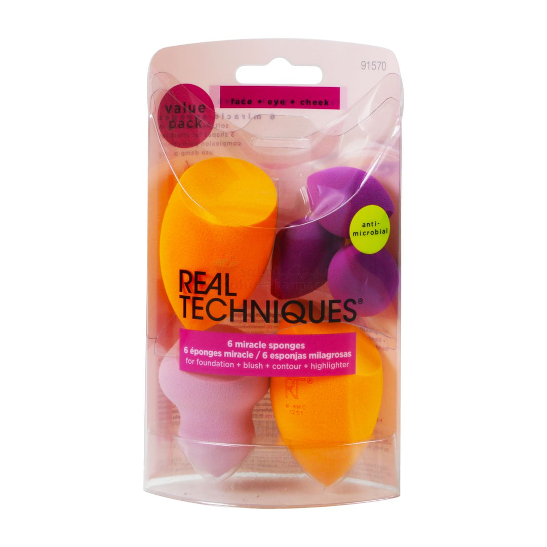 Real Tech. Miracle Complexion 1570 Sponge 6 PC | Kulud Pharmacy