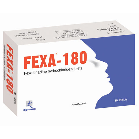 Buy Fexa 180Mg Tab 30'S Tablet 180 Mg 30 PC Online - Kulud Pharmacy