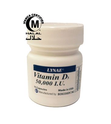 Buy Lynae Vitamin D3 Soft Gelattin Capsule 50000 I.U 15 PC Online - Kulud Pharmacy