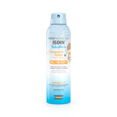 Buy Isdin Fotoprotector Pediatric Wet Skin Trans Spray 50+ Spray 250 ML Online - Kulud Pharmacy