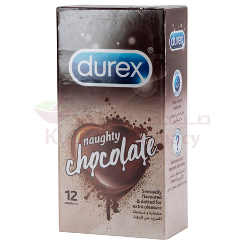 Buy Durex Naughty Chocolate Condom 12 PC Online - Kulud Pharmacy