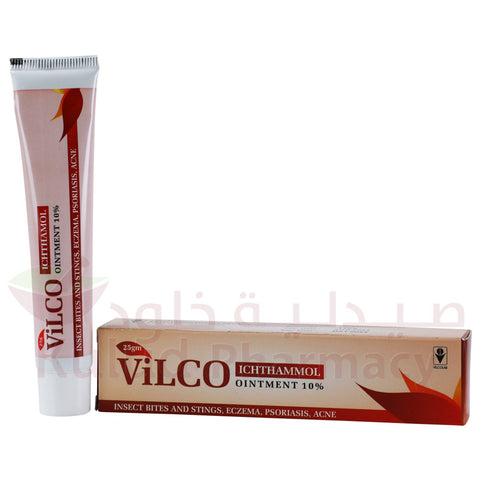 Buy Vilco Ichthammol Ointement 25 GM Online - Kulud Pharmacy