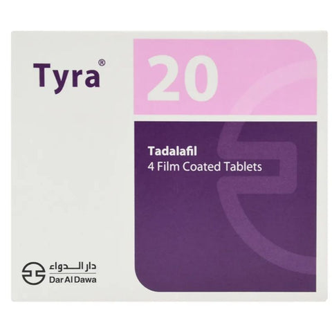 Buy Tyra Tablet 20 Mg 4 PC Online - Kulud Pharmacy