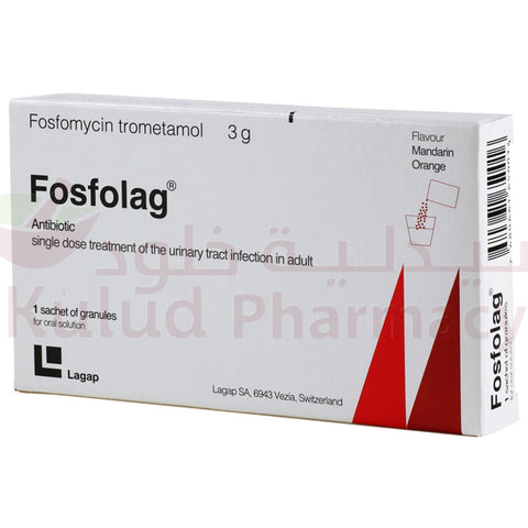 Buy Fosfolag 3G Sachet 1'S Sachets 3 G 1 PC Online - Kulud Pharmacy