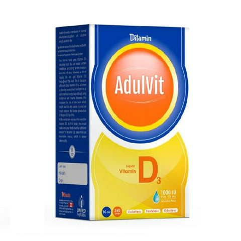 Buy Ditamin Adulvit Oral Drops 1000 I.U 10 ML Online - Kulud Pharmacy