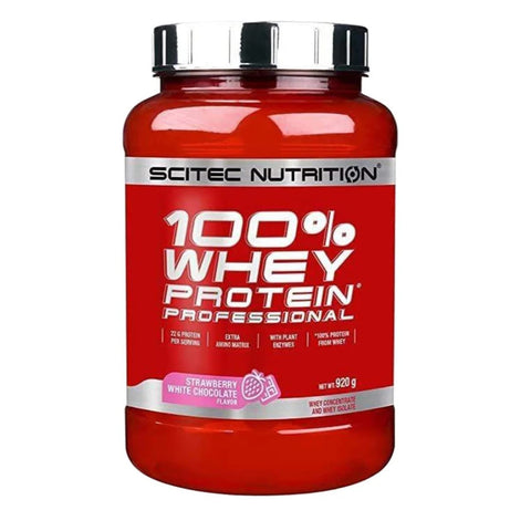 Scitec Nutrition 100% Whey protein Professional Strawberry White Chocolate 920Gm - Scitec