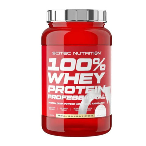 Scitec Nutrition 100% Whey protein Professional Vanilla Very Berry 920Gm