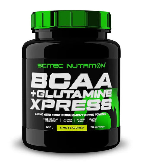 Scitec Nutrition bcaa + glutamine Xpress Lime Flavored 600Gm - Scitec