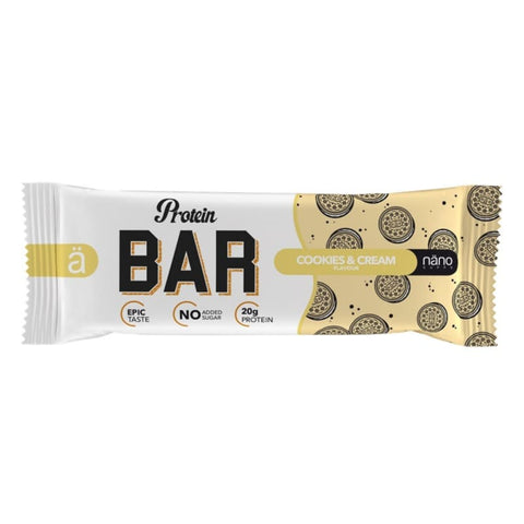 Nanosupps protein Bar Cookies & Cream Flavour 55G