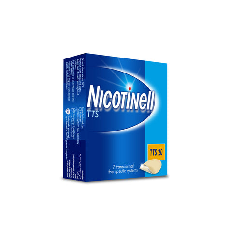 Buy Nicotinell Tts 20 Transdermal Patch 7 PC Online - Kulud Pharmacy