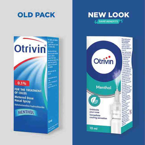 Otrivin Menthol Nasal Spray 0.1 % 10 ML